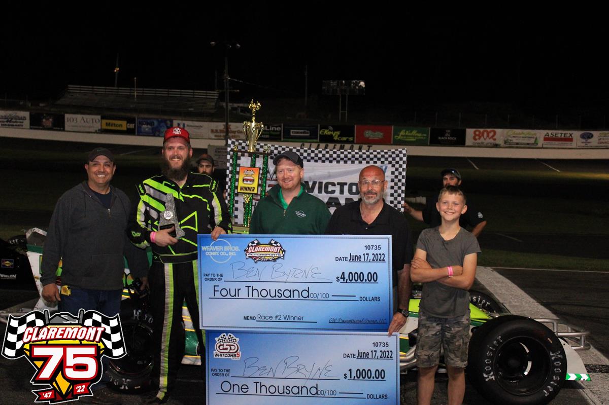 Two First Timers - Bly and Greenslit Repeat Friday at Claremont