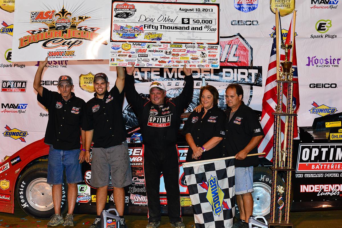 O’Neal Owns Sunoco North/South 100 Presented by Lucas Oil at Florence Speedway
