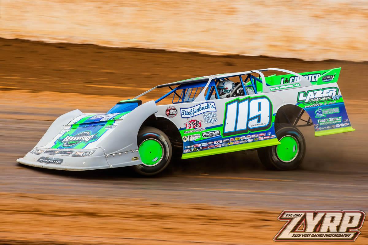 Dirt Track at Charlotte (Concord, NC) – World of Outlaws Morton Buildings Late Model Series – World Finals – November 5th-6th, 2021. (Zach Yost photo)