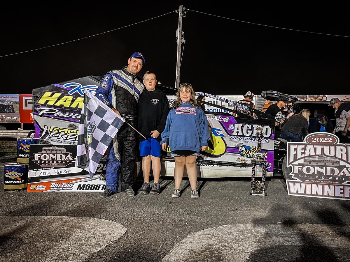 HANSON WINS FOR SECOND TIME IN 2022 ON HIS SPONSORS NIGHT – MORTENSEN TIES FOR FIRST ON CRATE 602 SPORTSMAN ALL-TIME WIN LIST WITH VICTORY
