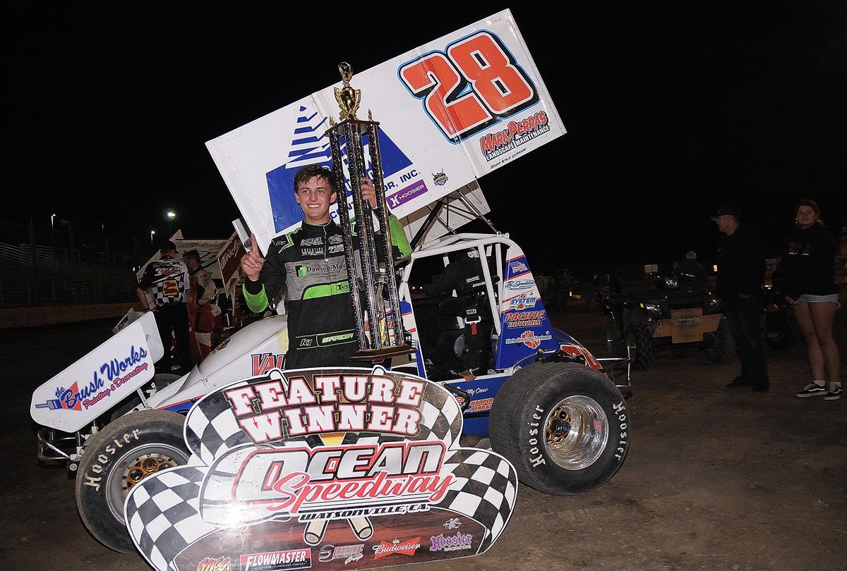 GAUGE GARCIA SLIDES INTO 64TH JOHNNY KEY CLASSIC VICTORY LANE AT OCEAN SPEEDWAY