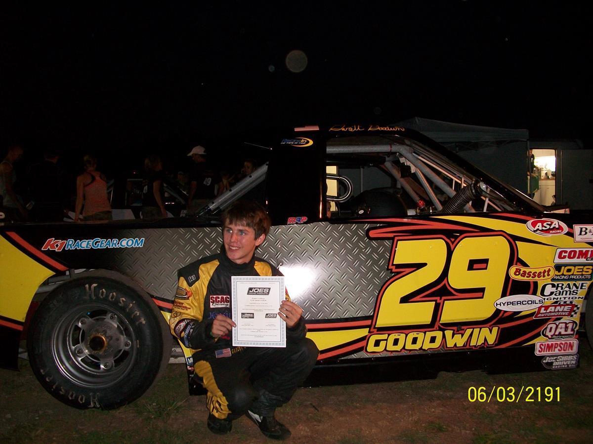 Goodwin Comes Close to First Truck Victory!