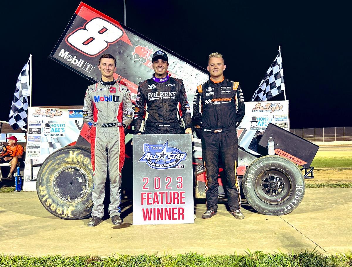 Aaron Reutzel prevails in All Stars 'Beach Brawl' at Lake Ozark Speedway