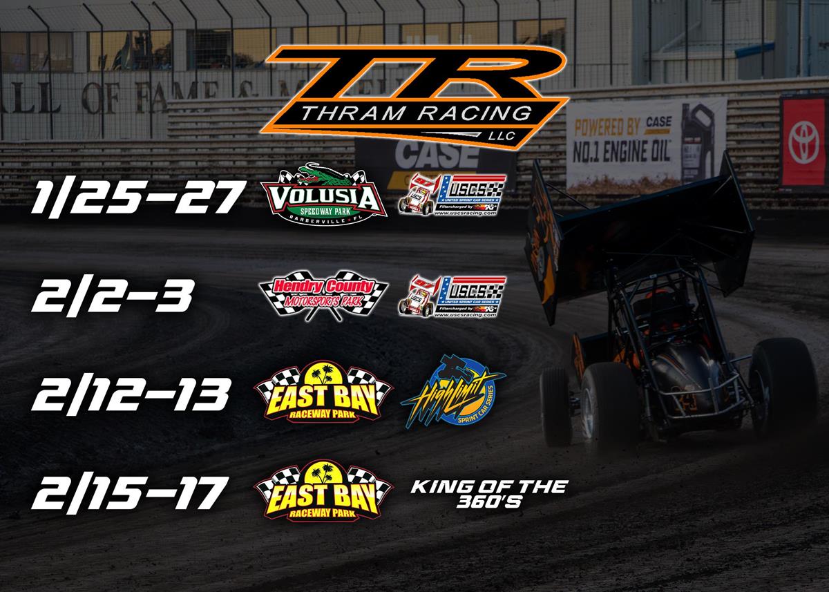 Christopher Thram to Kick Off 2024 With Florida Speedweeks Trip