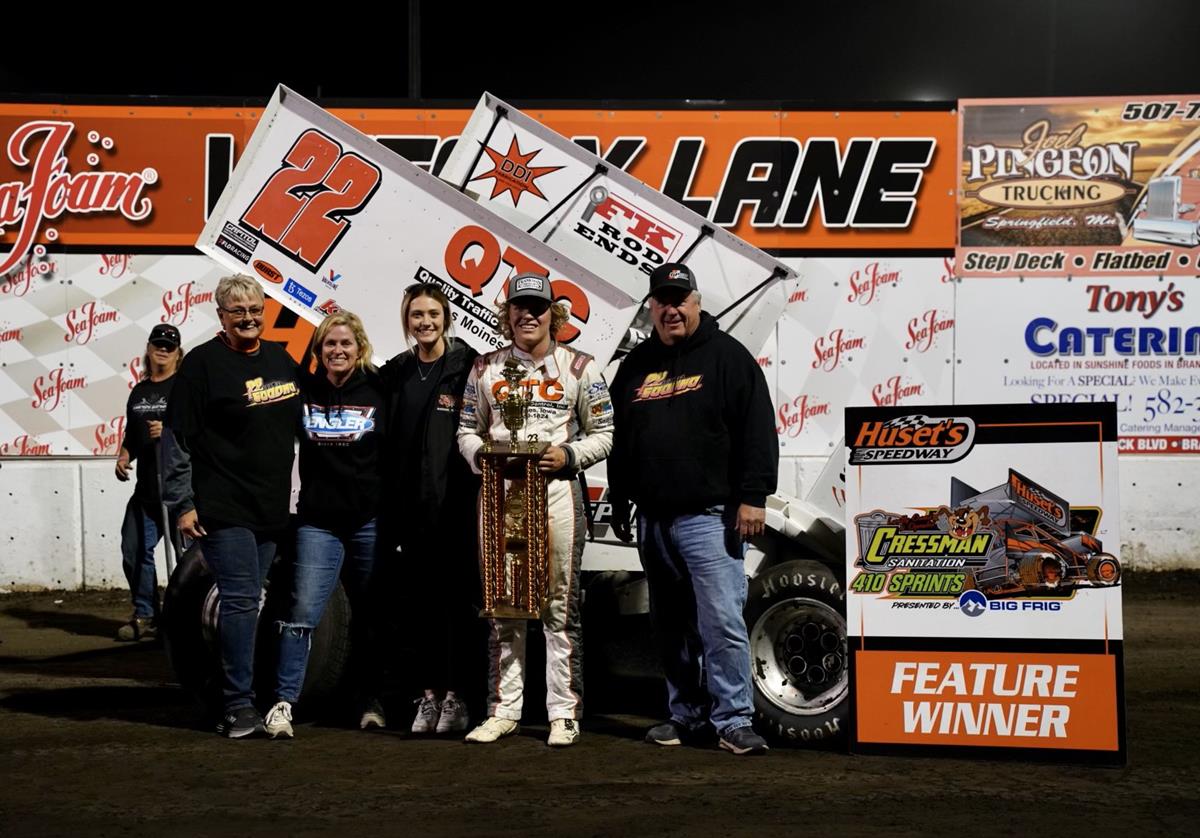 Goodno, Halouska and Lambertz Record Huset’s Speedway Wins During Frankman Motor Company Night Presented by Harvey’s Five Star Roofing