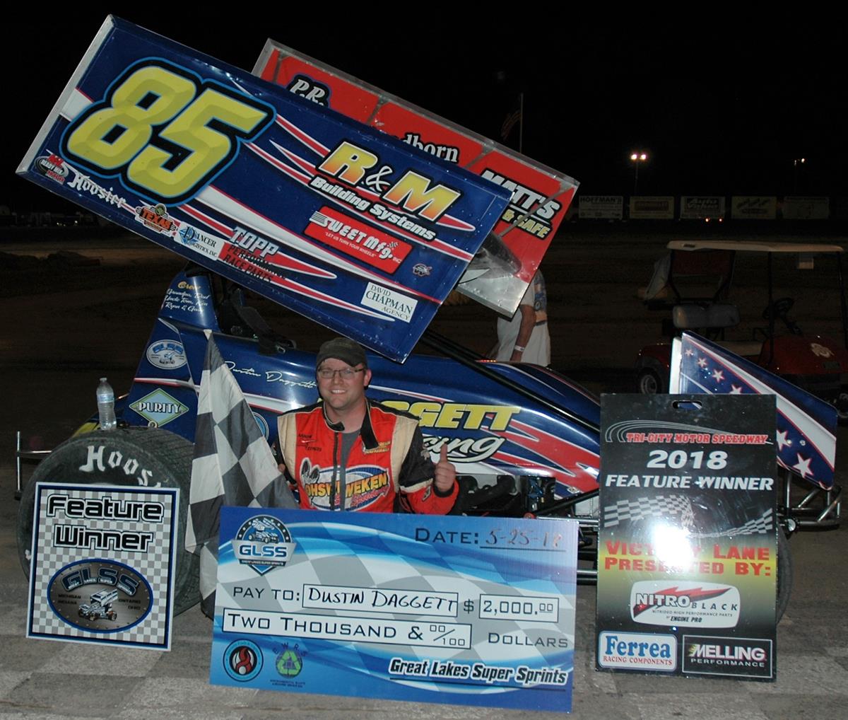 DAGGETT WINS AT TRI-CITY