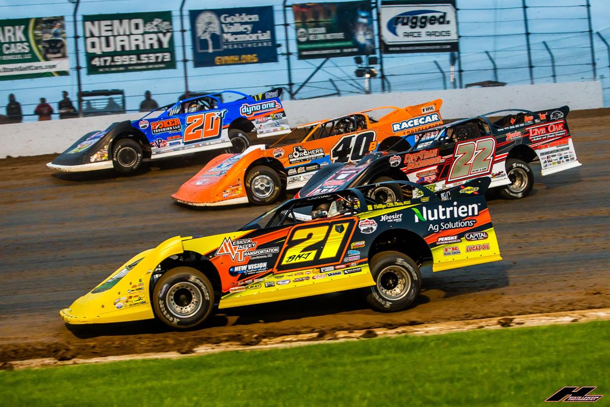 Lucas Oil Speedway (Wheatland, MO) – Lucas Oil Late Model Dirt Series (LOLMDS) – Show-Me 100 – May 28th-29th, 2021. (Heath Lawson photo)