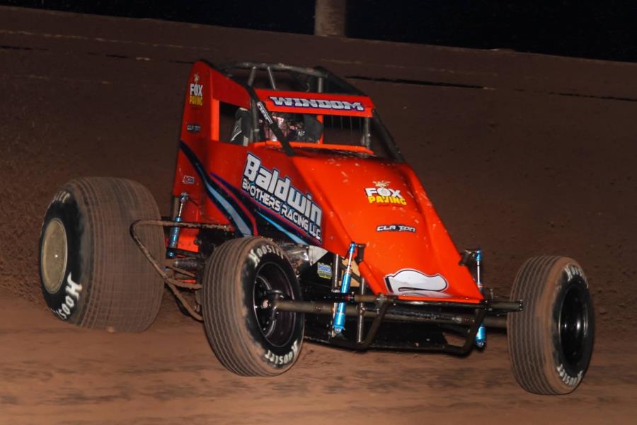 WINDOM WRANGLES FIRST USAC SOUTHWEST SPRINT CAR VICTORY AT ARIZONA SPEEDWAY