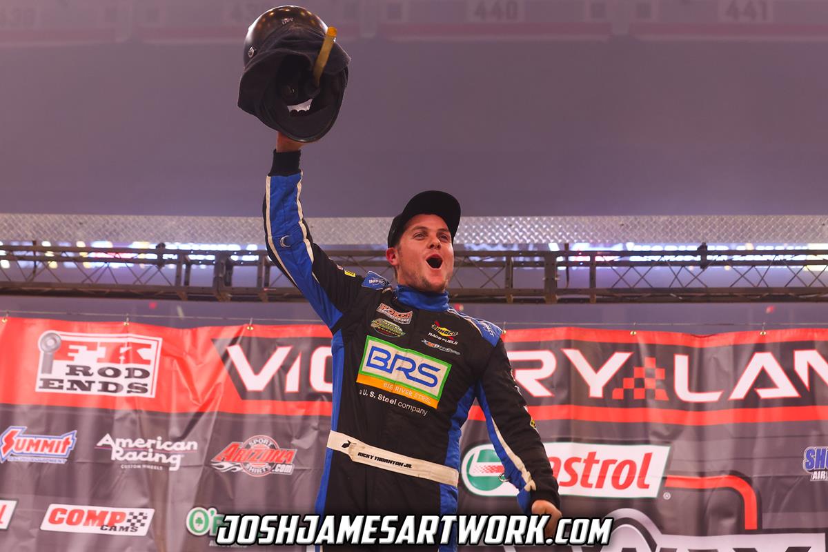 The Dome at America’s Center (St. Louis, MO) – Castrol Gateway Dirt Nationals – December 14th-16th, 2023. (Josh James Artwork)