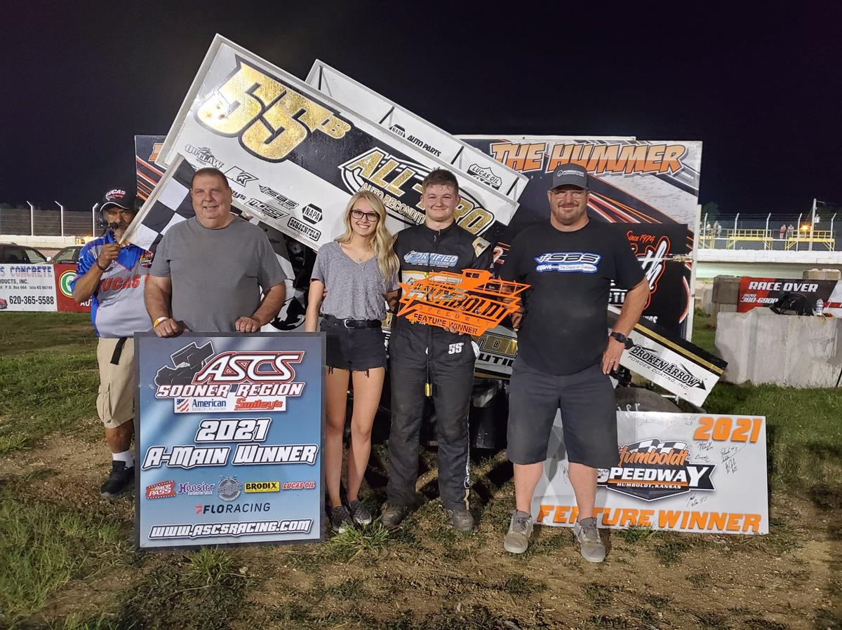 Brandon Anderson Leads Flag To Flag With ASCS Sooner At Humboldt Speedway