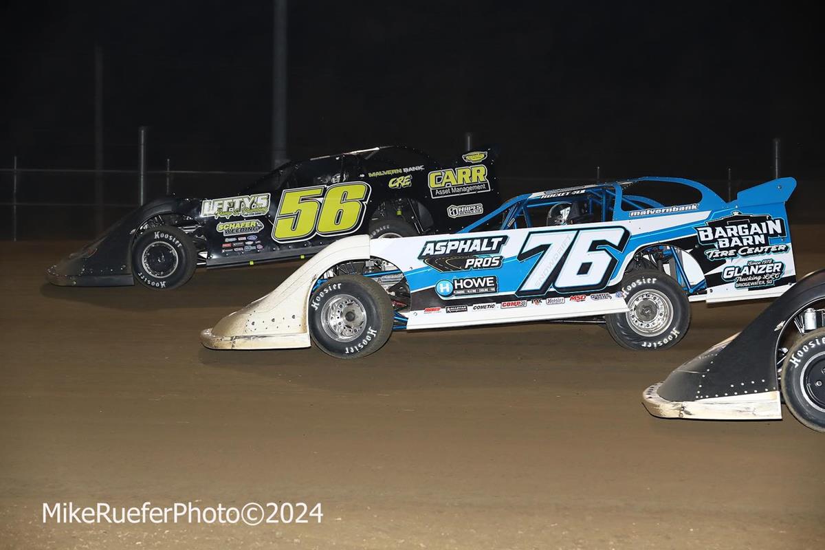 Stuart Speedway (Stuart, IA) – Malvern Bank East Series – Blackberry Brandy Brawl – May 10th, 2024. (Mike Ruefer Photo)