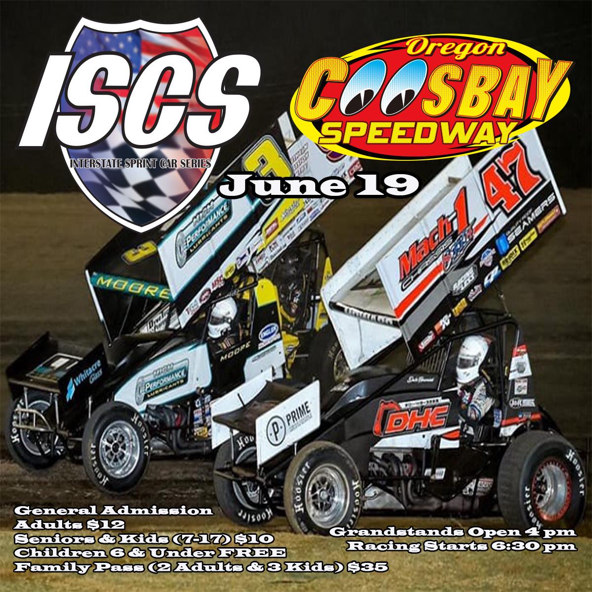 ISCS Winged Sprint Cars June 19th