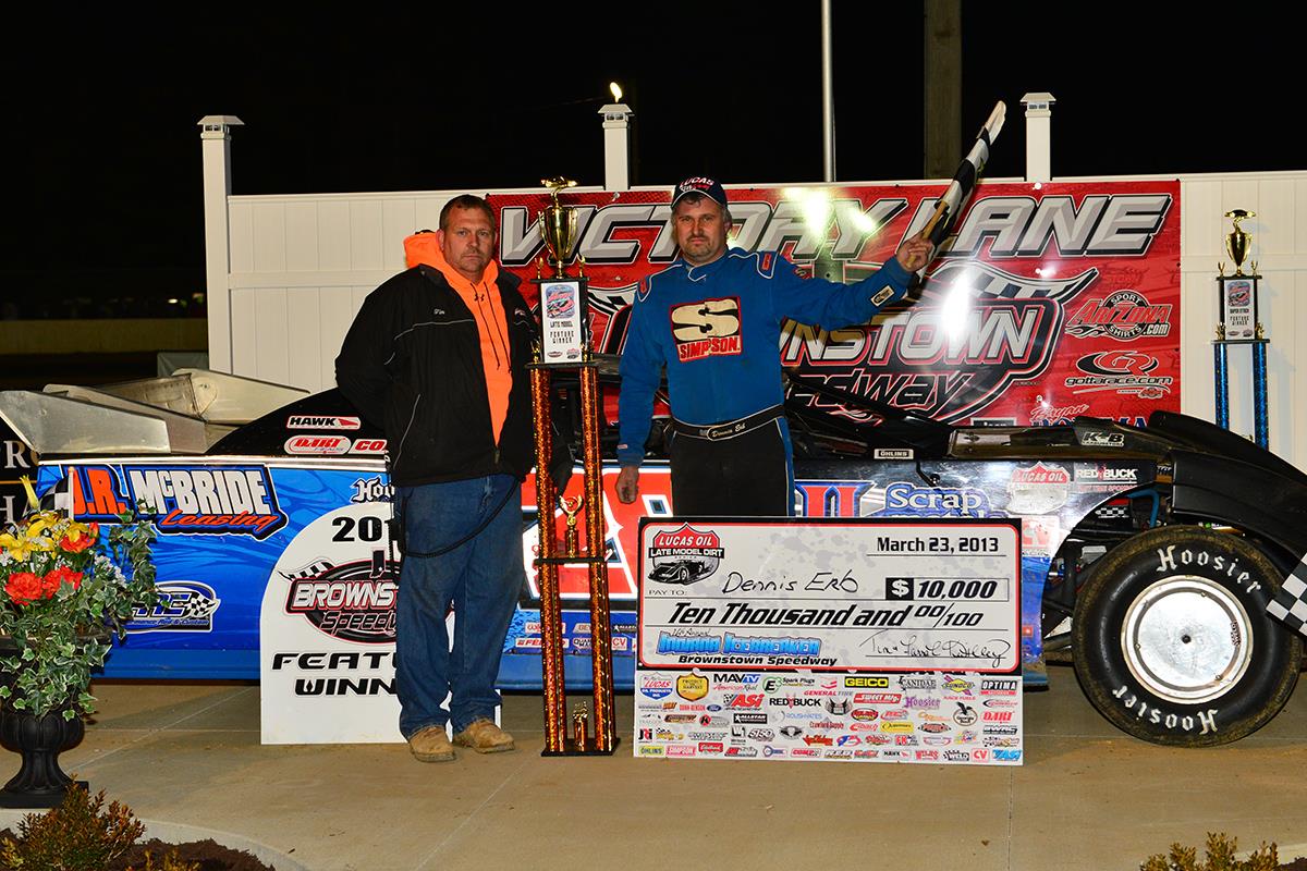 Erb is Superb in Winning Indiana Icebreaker at Brownstown Speedway