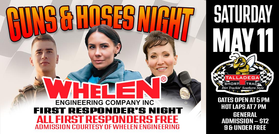 Talladega Short Track | May 11th, First Responder's Night!