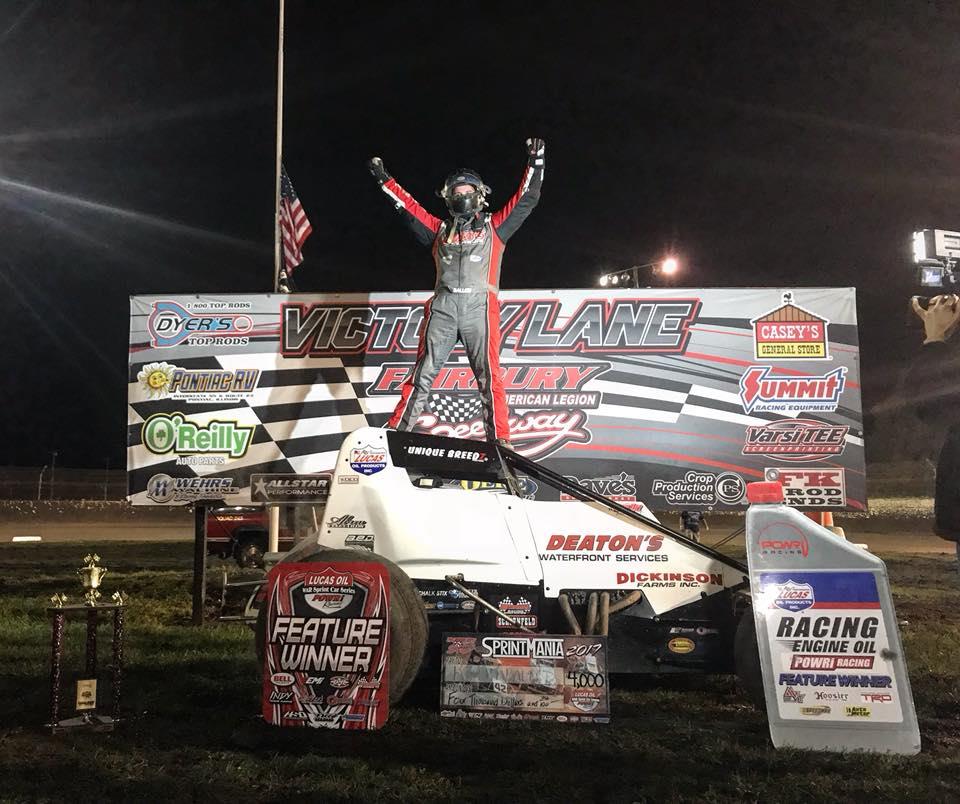 BALLOU BEST AT SPRINT MANIA
