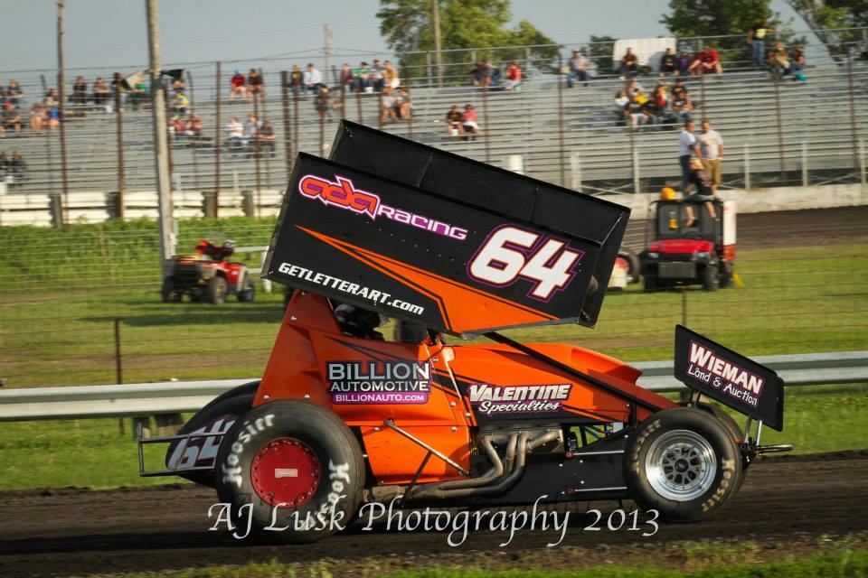 Greg in Big Sprint Car Again!