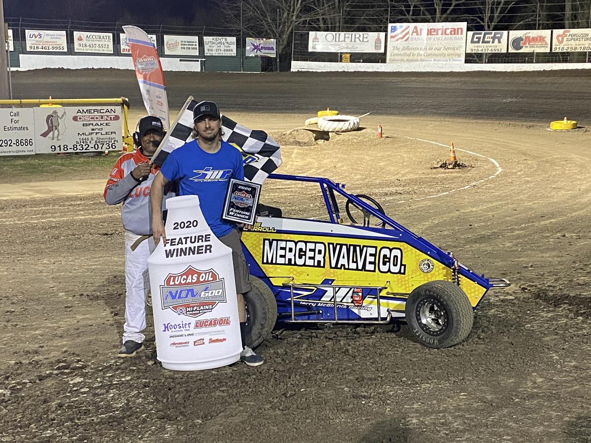 Carroll, Flud and Benson Hustle to Lucas Oil NOW600 Series Wins During Opening Night of Oil Capital Clash