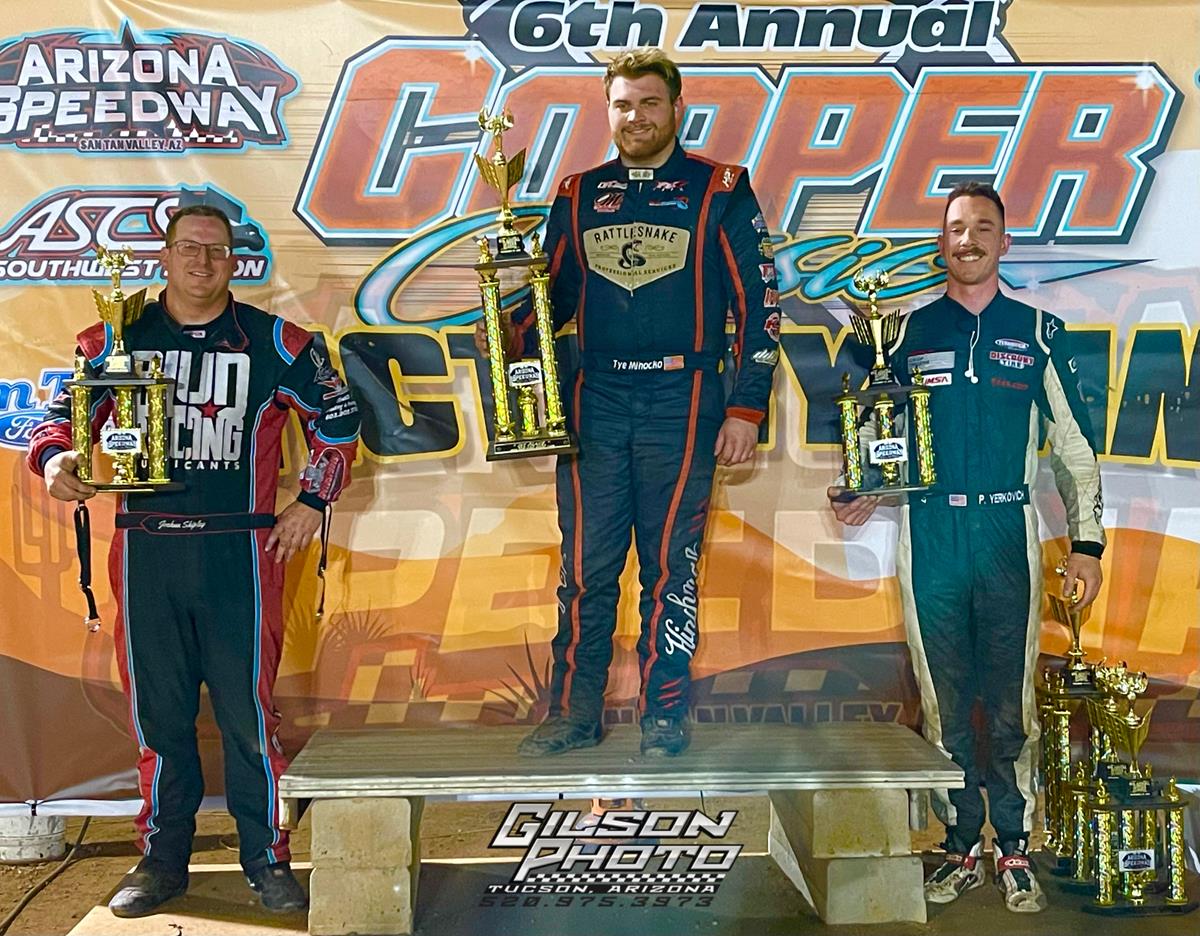Tye Mihocko Bags ASCS Desert Non-Wing Copper Classic Finale At Arizona Speedway