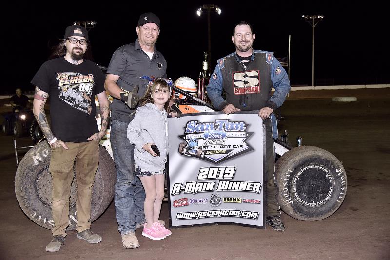 Kyle Shipley Tops San Tan Ford ASCS Desert Sprint Cars At Canyon Speedway Park