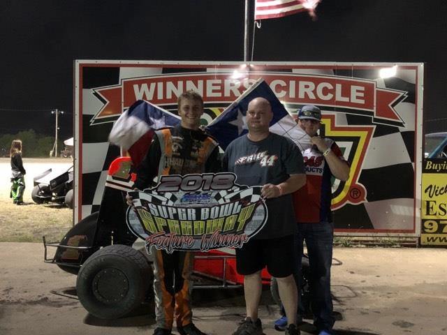 Price and Hall, Jr. Park It in Victory Lane with NOW600 North Texas at Superbowl Speedway