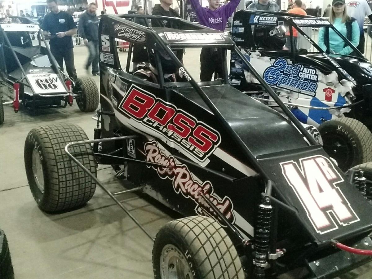 In staging for Monday practice