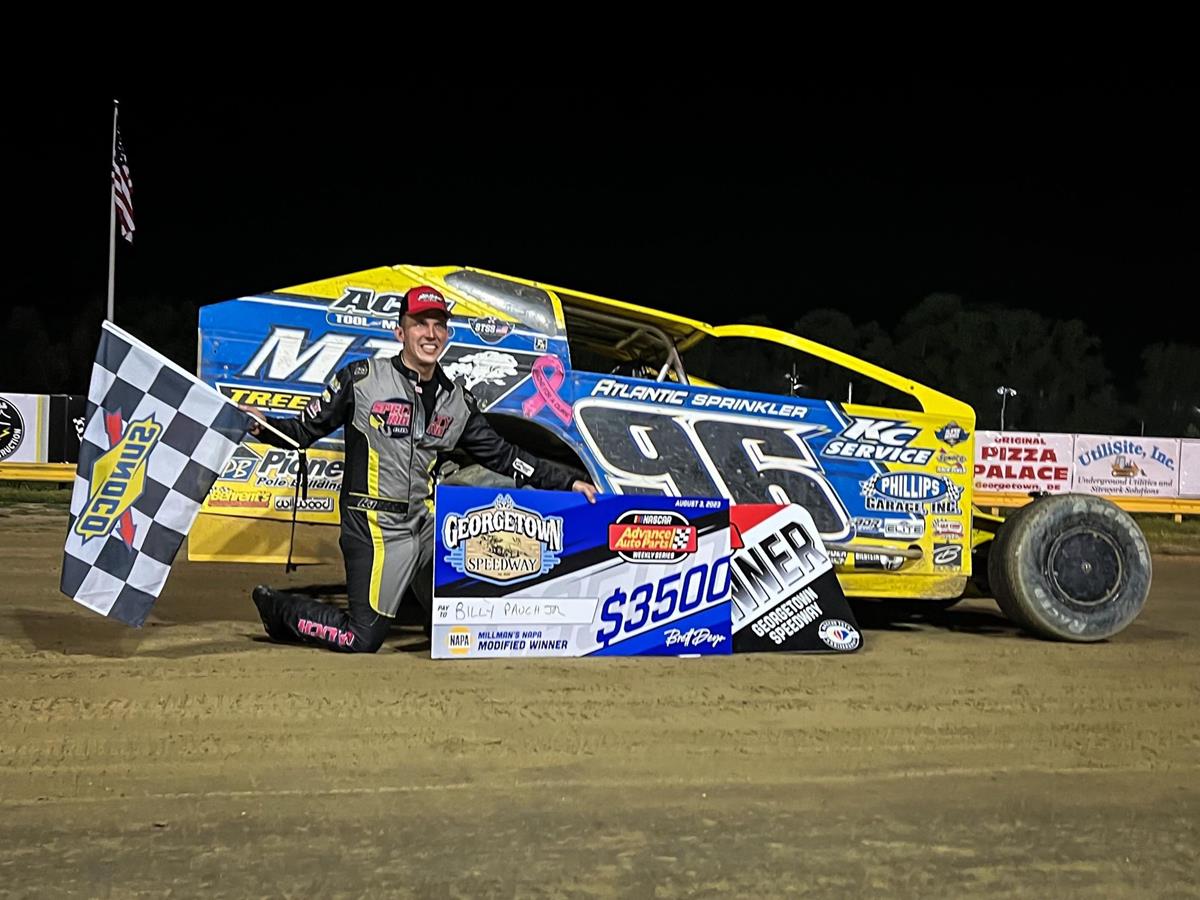 Billy Pauch Jr. (Modified) & Rick Eckert (Super Late Model) Top Georgetown Twin 25s