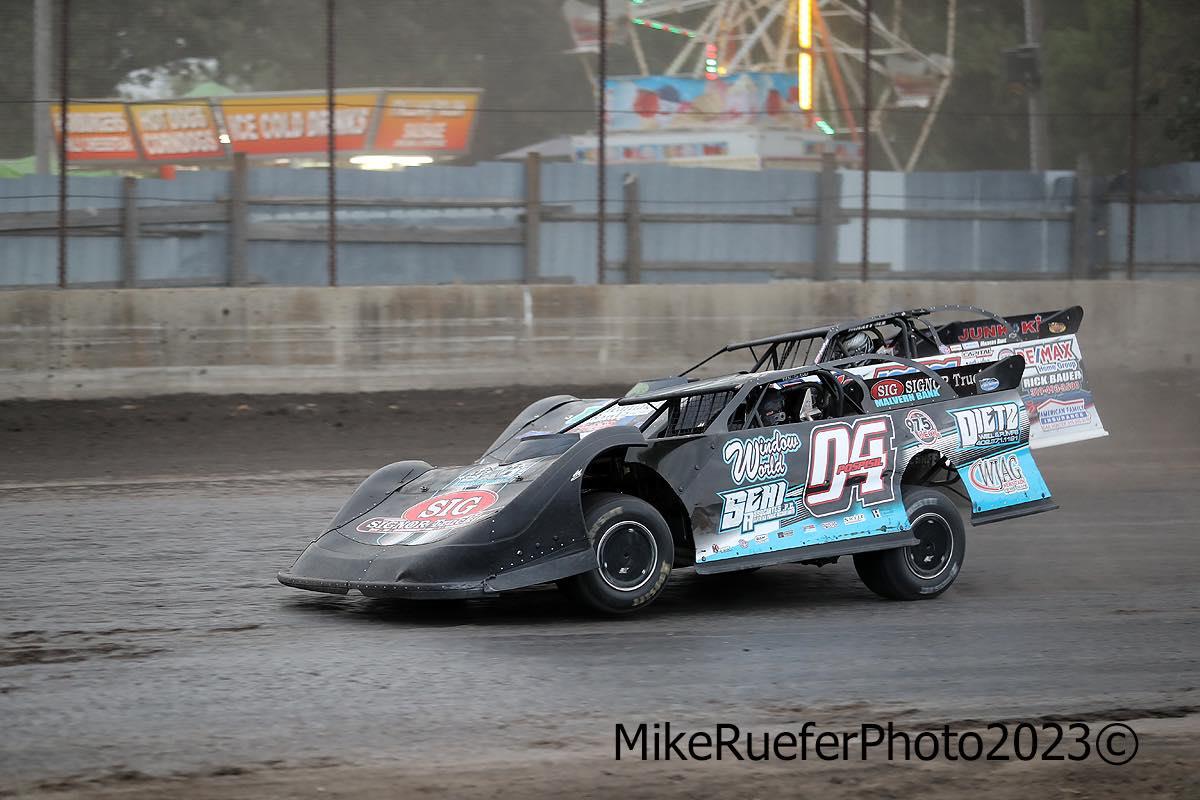Kossuth County Speedway (Algona, IA) – Hoker Trucking Series / Malvern Bank Series – Hovings & Harken Memorial – August 5th, 2023. (Mike Ruefer Photo)