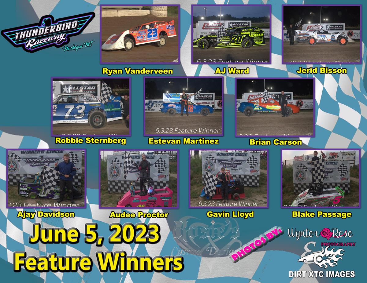 Congratulations to our Feature Winners for June 3, 2023
