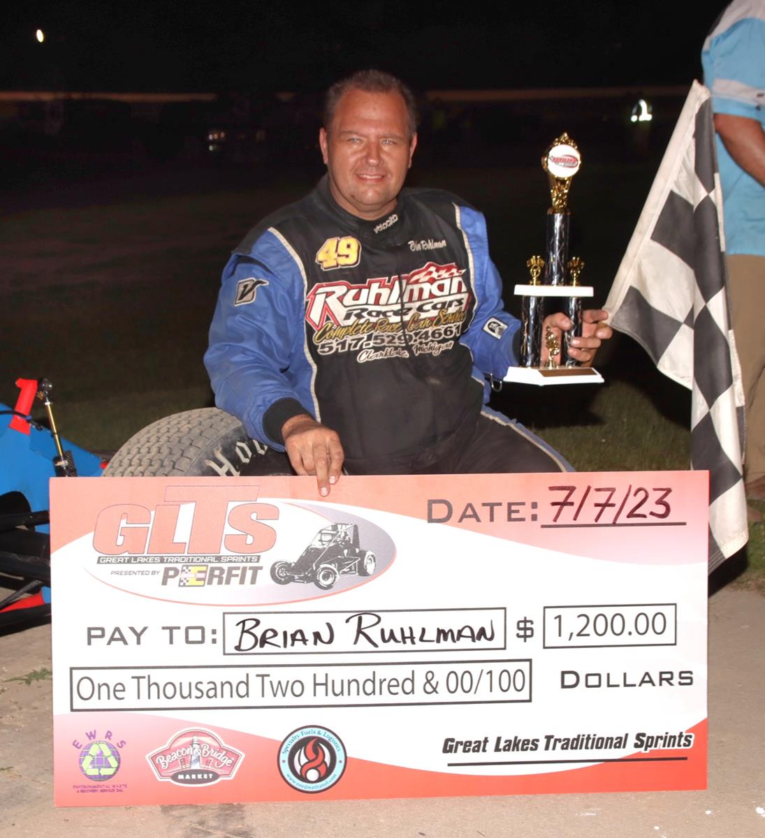 RUHLMAN WINS TOPLESS NIGHT AT HARTFORD