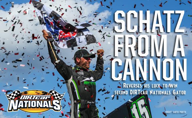 Schatz Wins Second DIRTcar Nationals Gator