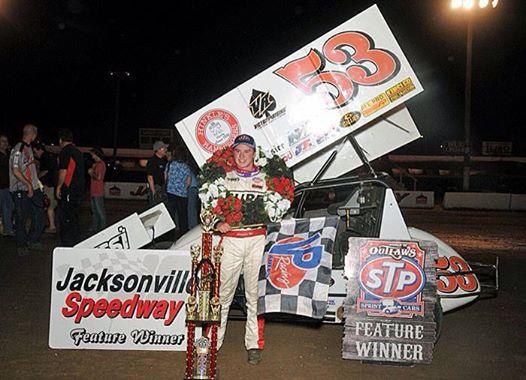 Bell Earns First World of Outlaws STP Sprint Car Victory of His Career