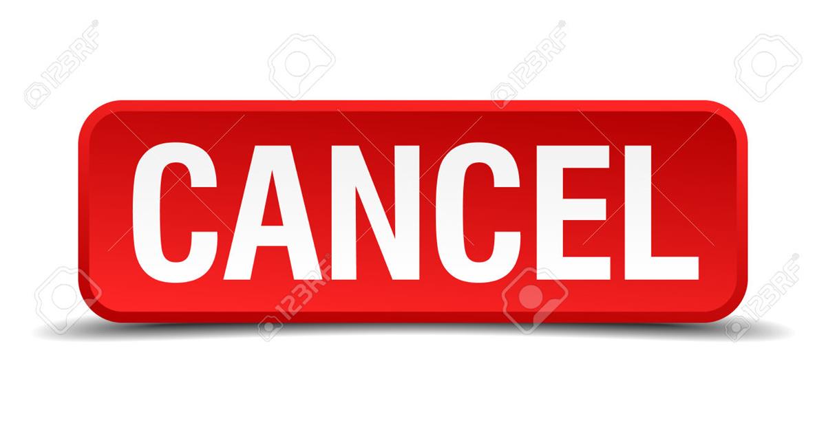 Friday cancelled at TN National Saturday 100% GO!