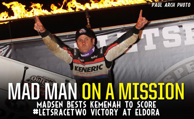 Madsen Bests Outlaws at Eldora