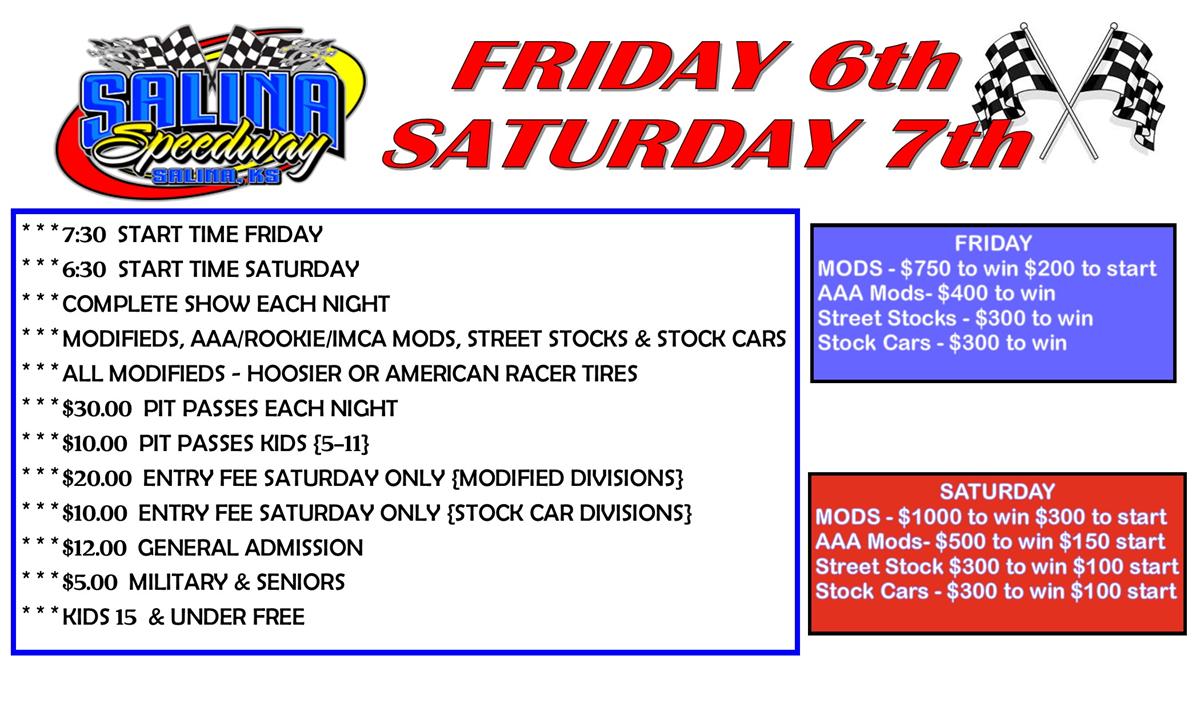 TWO DAYS in Salina!