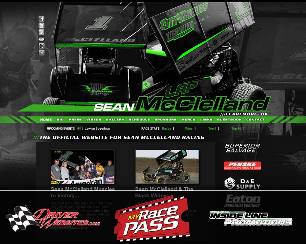 Driver Websites Develops Veteran Website for Sean McClelland