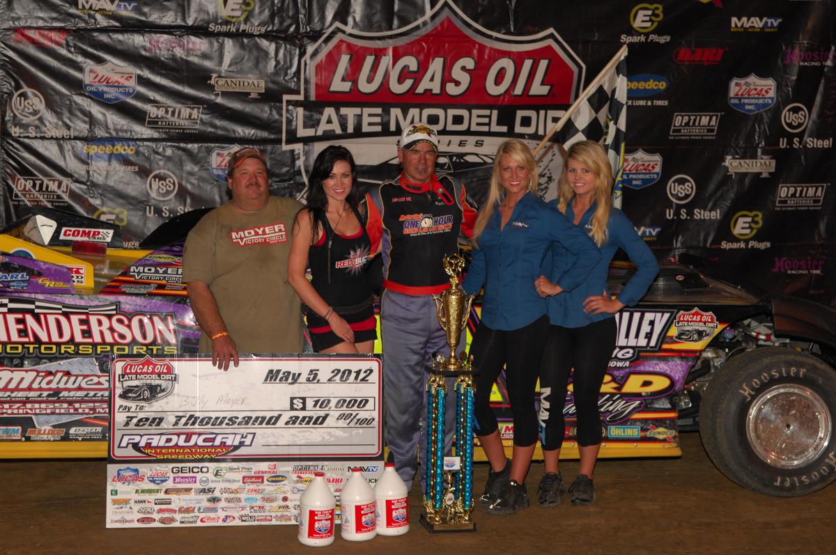 Moyer Marches to First Lucas Oil Late Model Dirt Series Win of the Year at Paducah