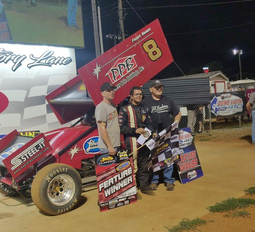 FREDDIE RAHMER SCORES EIGHTH WIN OF THE SEASON IN THE PIGEON HILLS; Logan Rumsey Wins with Thrilling Last Lap Pass; Bill Brown Jr. Takes $1,000 Classi