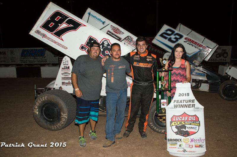 Reutzel Scores Emotional Lucas Oil ASCS Victory at the Salina Speedway