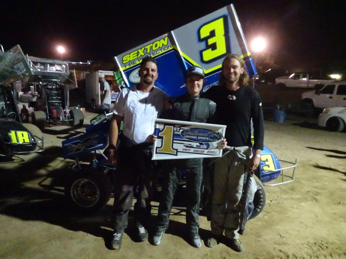 Grant Sexton Secures Win in POWRi Southwest Lightning Sprint Return