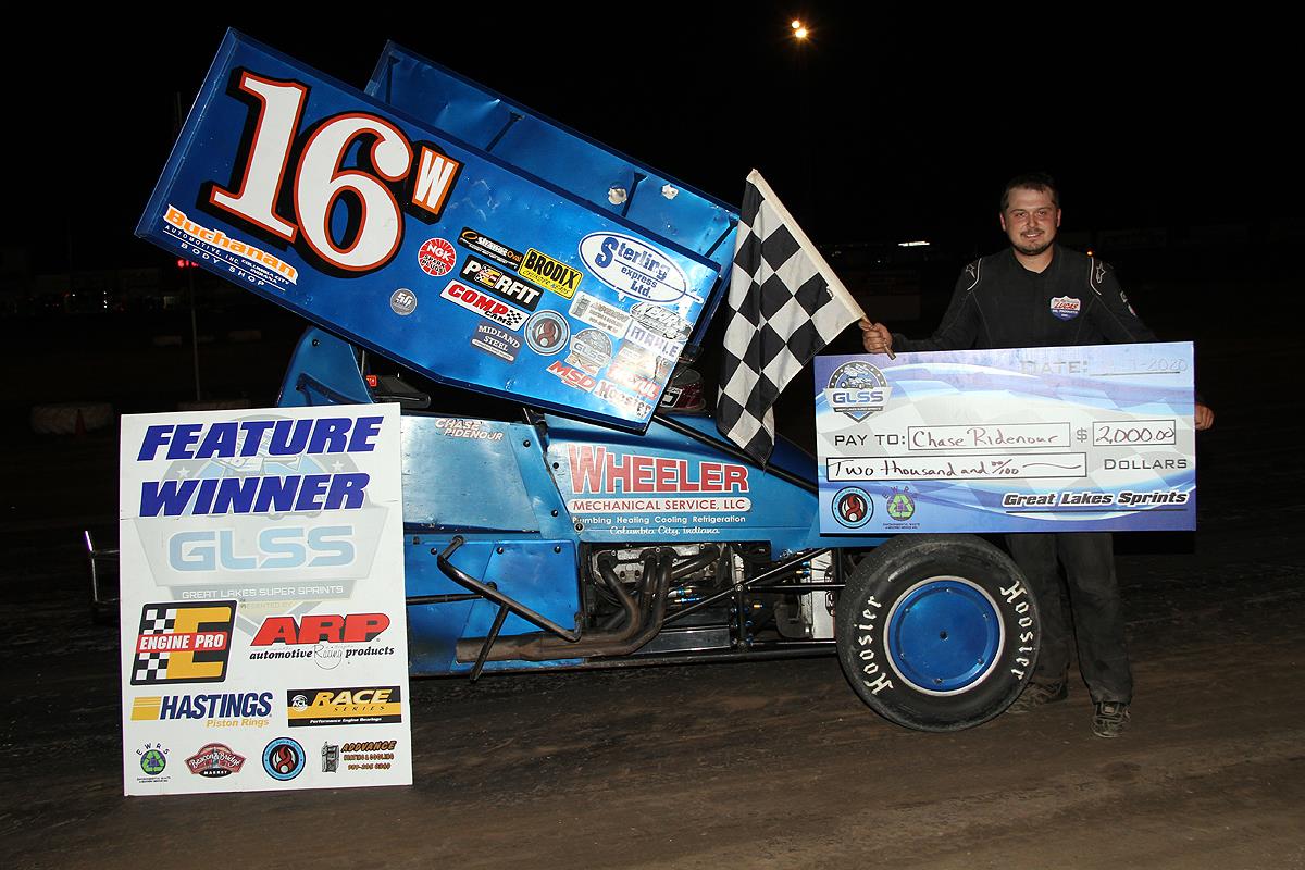 RIDENOUR HOME AGAIN IN WINNERS CIRCLE