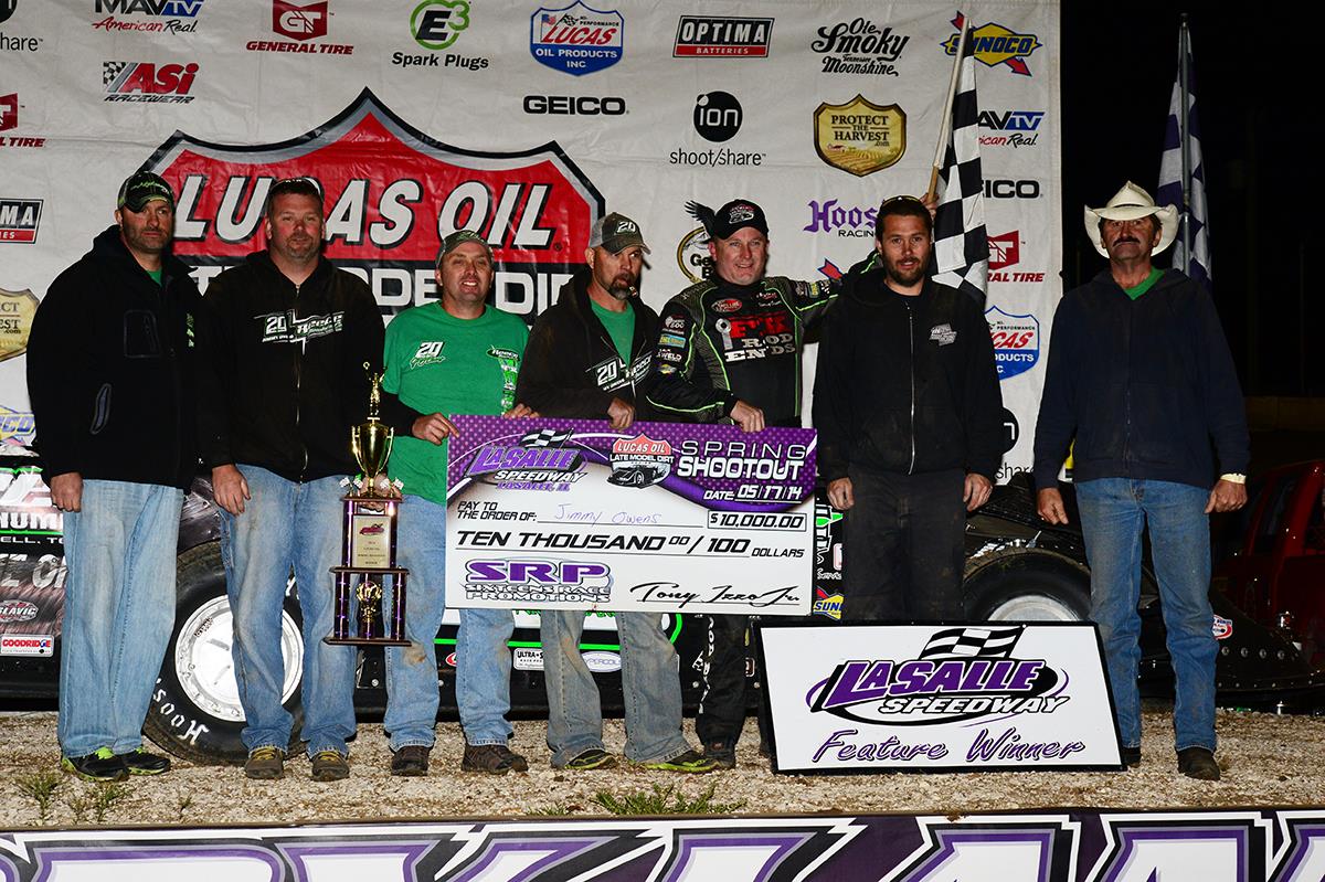 Jimmy Owens Earns First Win of the Season at LaSalle Speedway