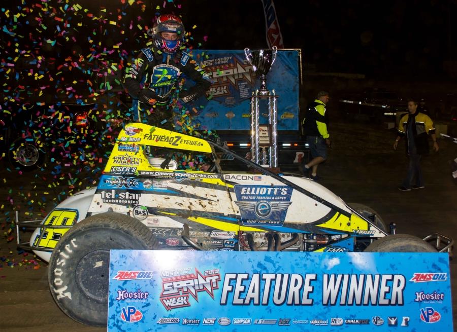 Bacon Wins Indiana Sprintweek Opener