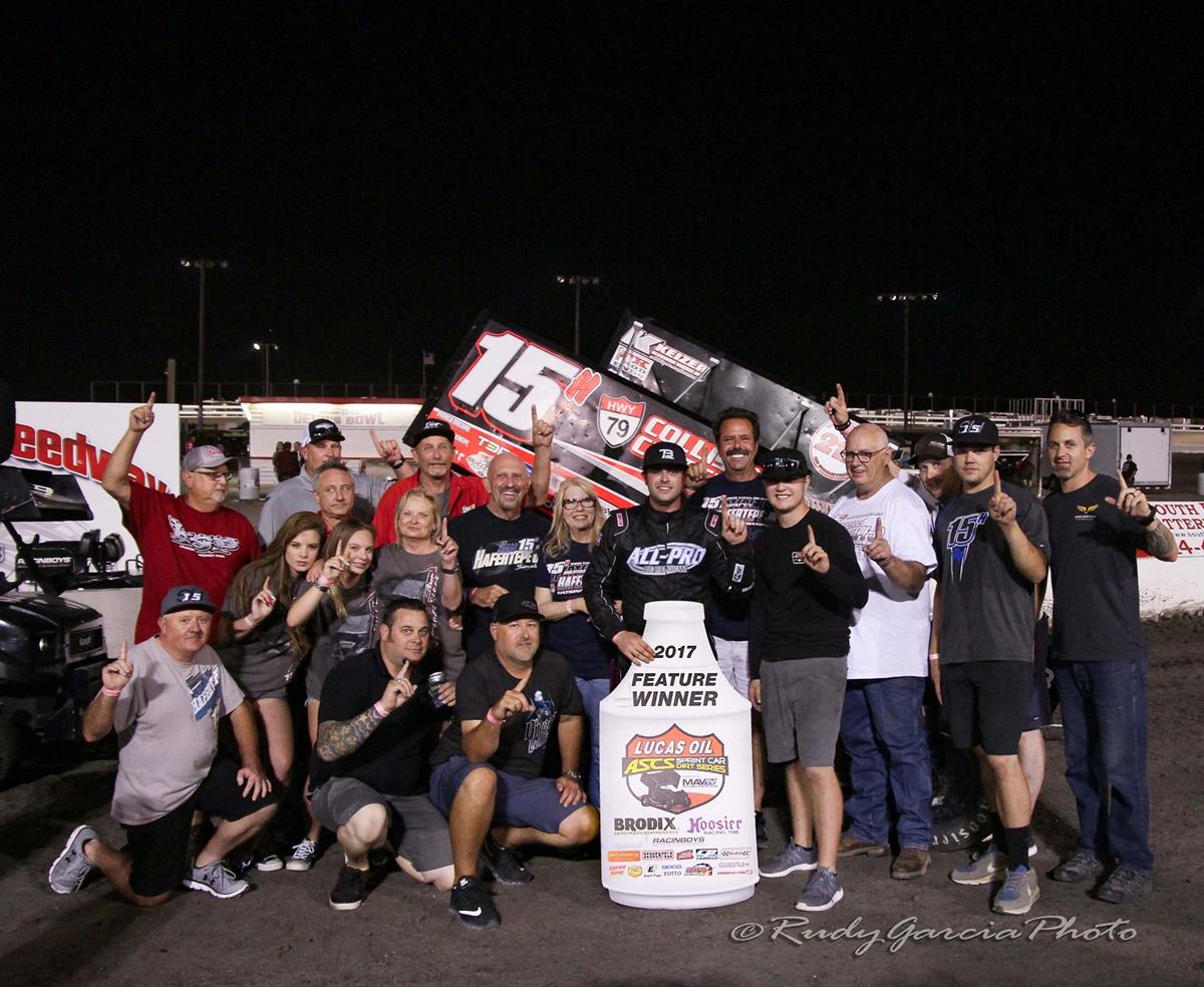 Sam Hafertepe, Jr. Perfect At Lucas Oil ASCS Devil’s Bowl Summer Nationals