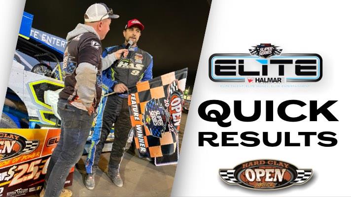 HARD CLAY OPEN™ RESULTS SUMMARY ORANGE COUNTY FAIR SPEEDWAY APRIL 2, 2022