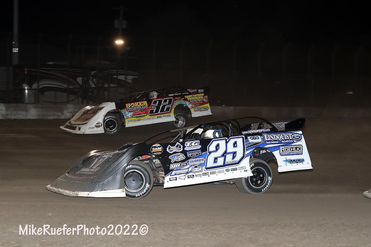 Davenport Speedway (Davenport, IA) – World of Outlaws Case Late Model Series – Quad Cities 150 – August 25th-27th, 2022. (Mike Ruefer photo)