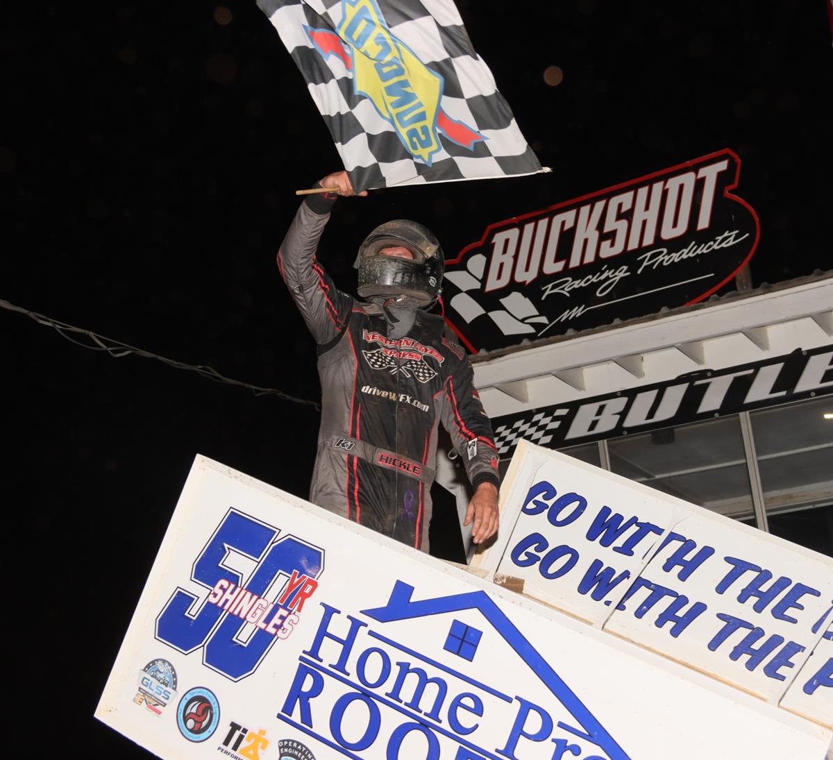 HICKLE WINS AT THE BATTLE GROUNDS