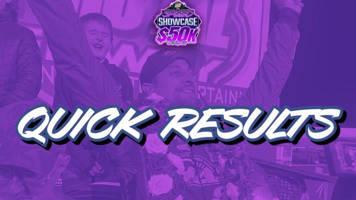 SPEED SHOWCASE 75™ RESULTS SUMMARY PORT ROYAL SPEEDWAY OCTOBER 15, 2022