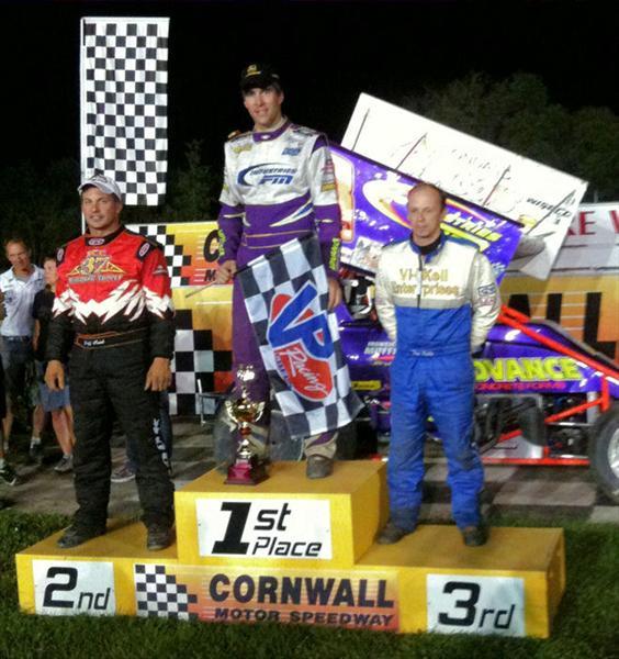 Poirier Prolific in ASCS Patriot A-Main at Cornwall