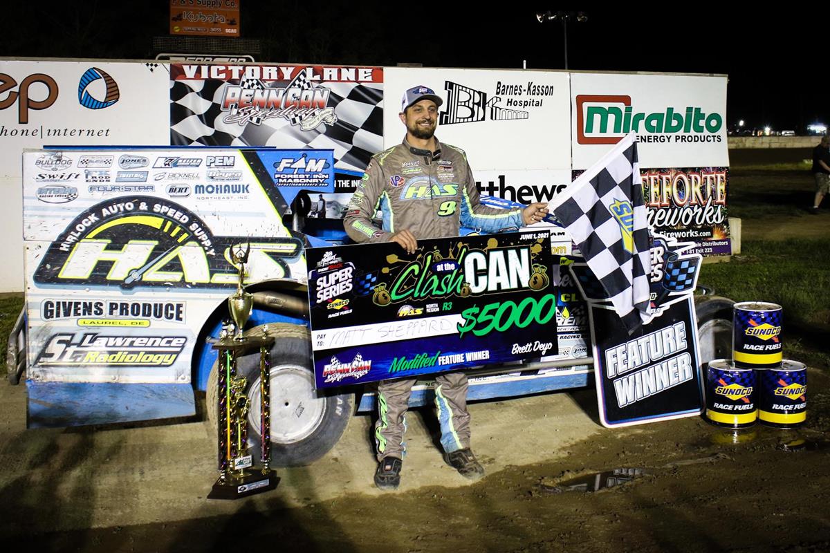 Like He Never Left: Matt Sheppard Back On Top of STSS Tuesday at Penn Can Speedway