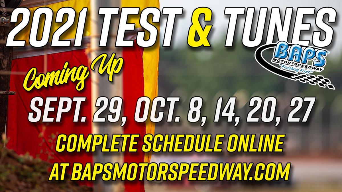 BAPS Postpones Sept. 22 Test & Tune to Sept. 29